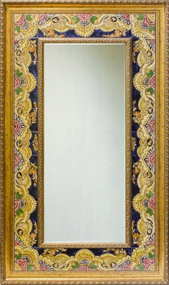 Зеркало Павло - Посадский узор , 70 х 120 см